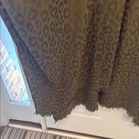 Umgee Olive Green Animal Print Kimono - Picture 4 of 7